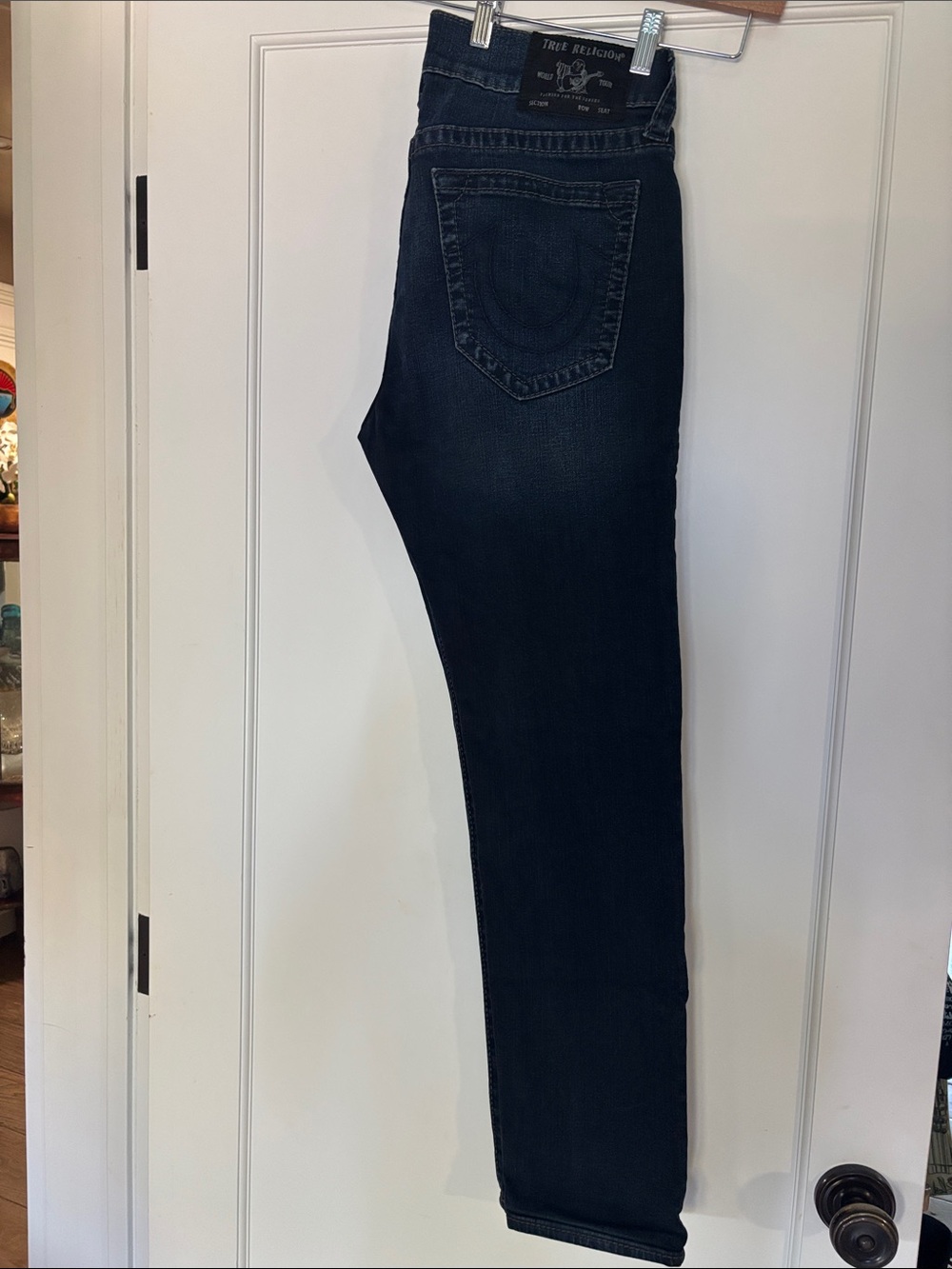 True Religion Men’s Indigo Skinny Relaxed Jeans 33x28